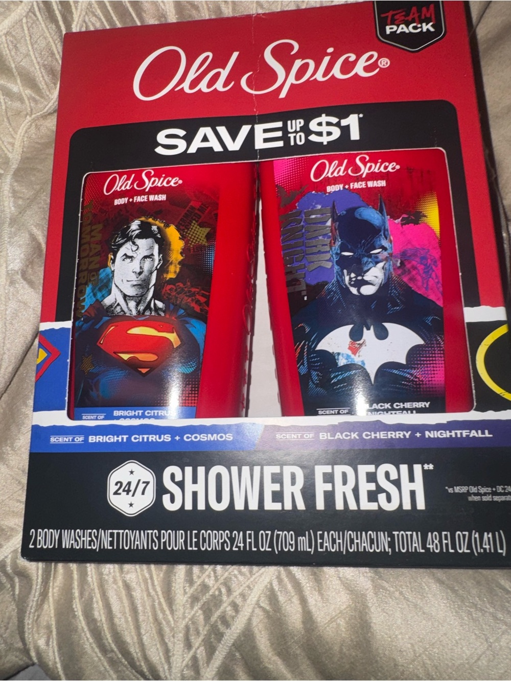 Old Spice Men’s Shower Fresh Body Wash Duo - Red